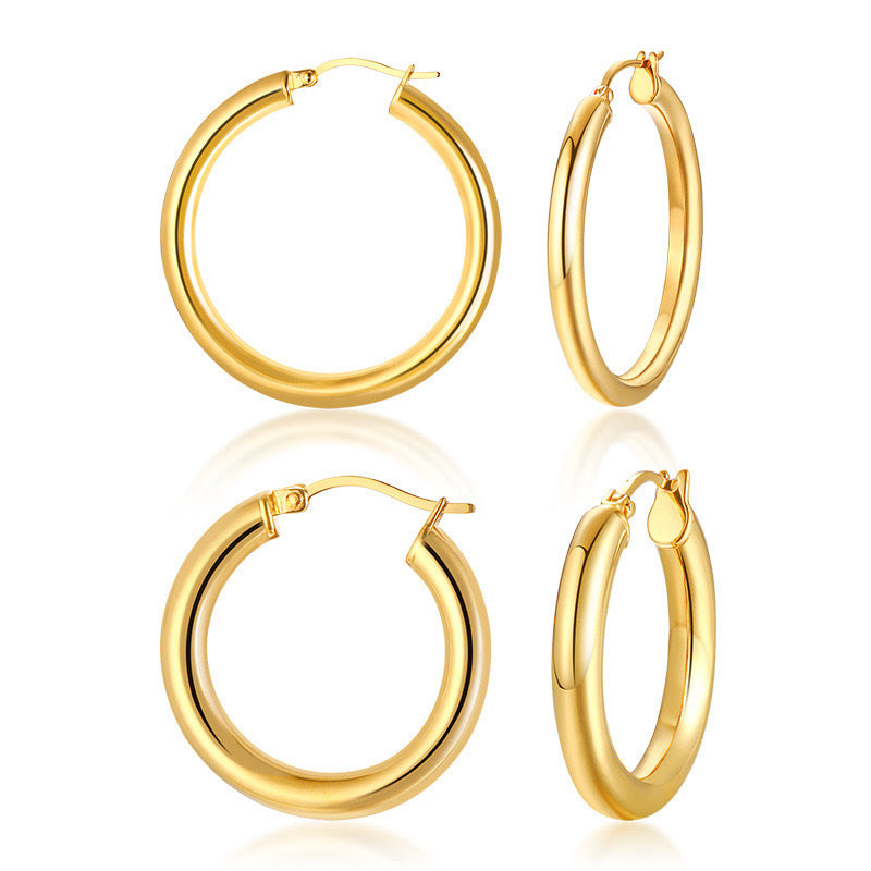 TIMELESS HOOP EARRING