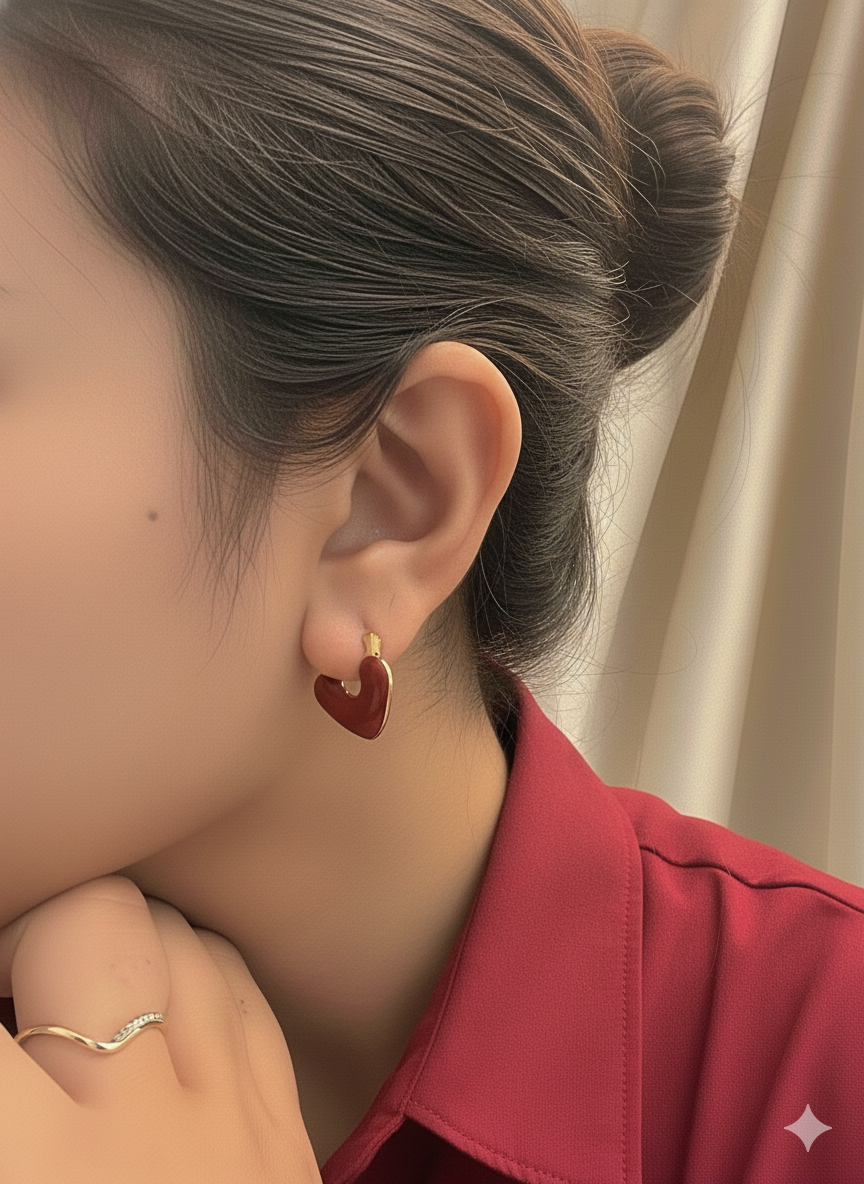 WINTER WINE HEART HOOPS