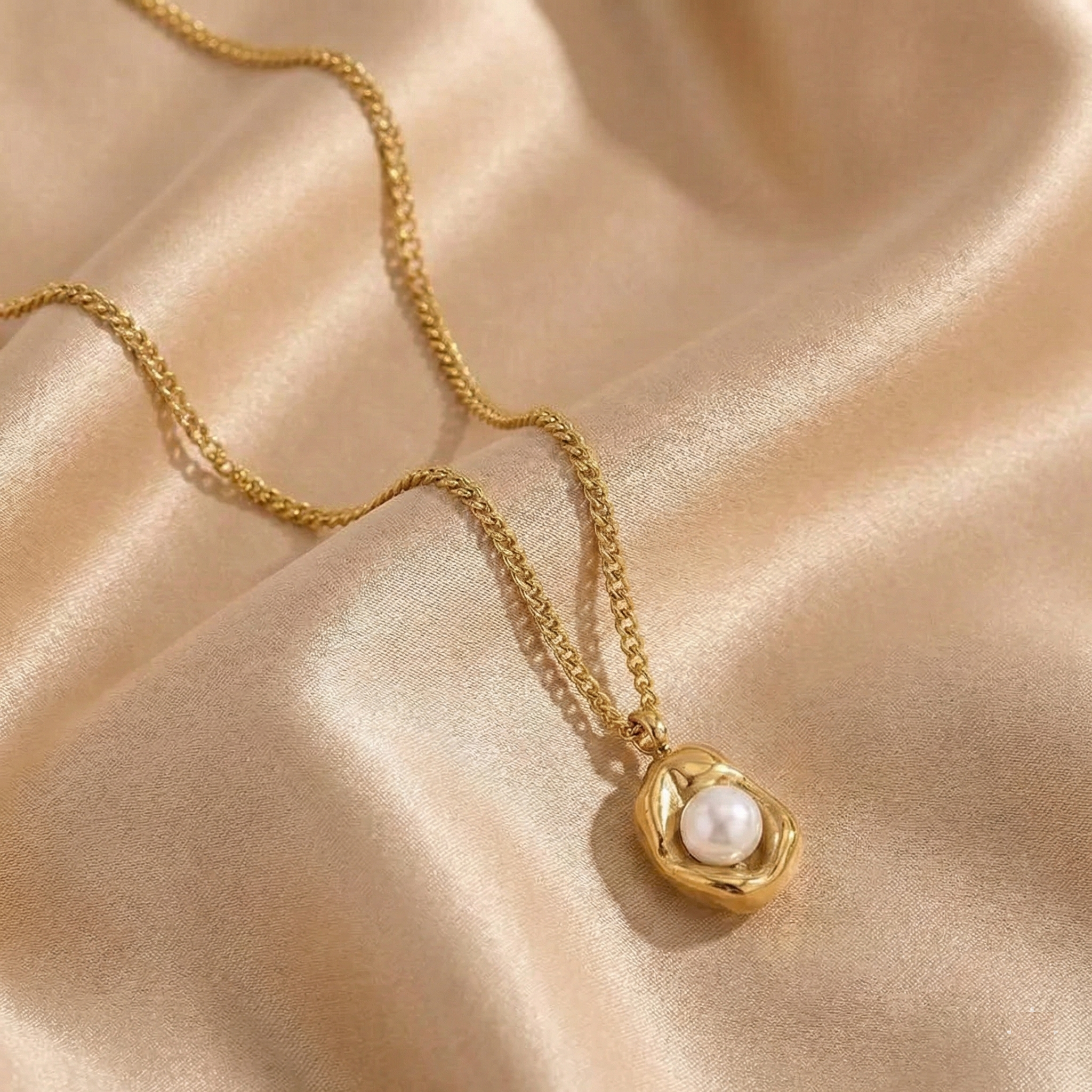 TEARDROP PEARLZ NECKLACE