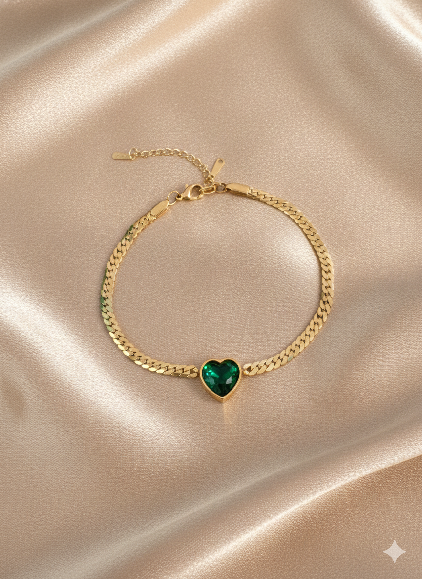 EXQUISITE GREENSTONE BRACELET