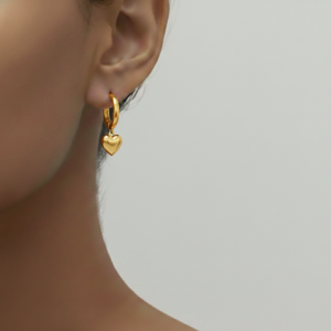 HANGING HEART EARRINGS