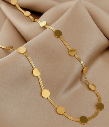 THE GOLDEN DISC CHOKER